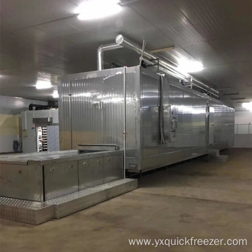 Industrial Blast Tunnel Freezer For IQF Shrimp Fish